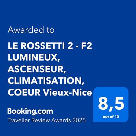 Le Rossetti 2 - F2 Lumineux, Ascenseur, Climatisation, Coeur Vieux-ניס מראה חיצוני תמונה